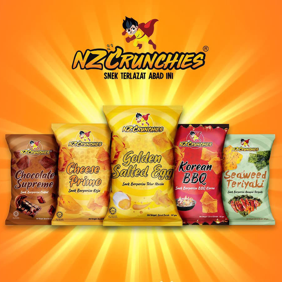 Snack NZ Crunchies Nhập khẩu Malaysia